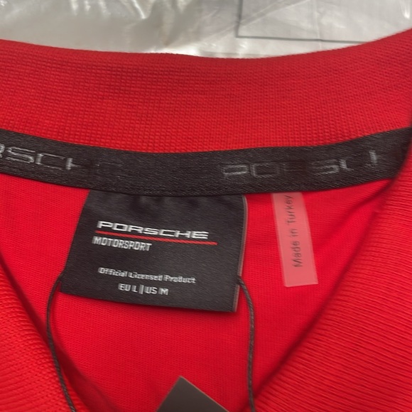 Porsche Motorsport Women’s polo, size M, Red - Picture 10 of 12
